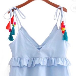 Goodnight Macaroon Tassel Tank